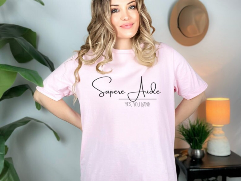 SAPERE AUDE - yes you Kant! T-Shirt Unisex | Tee Shirt | Immanuel Kant | Philosopher s choice | Outfit Clothing Top | Philosoph Philosophin