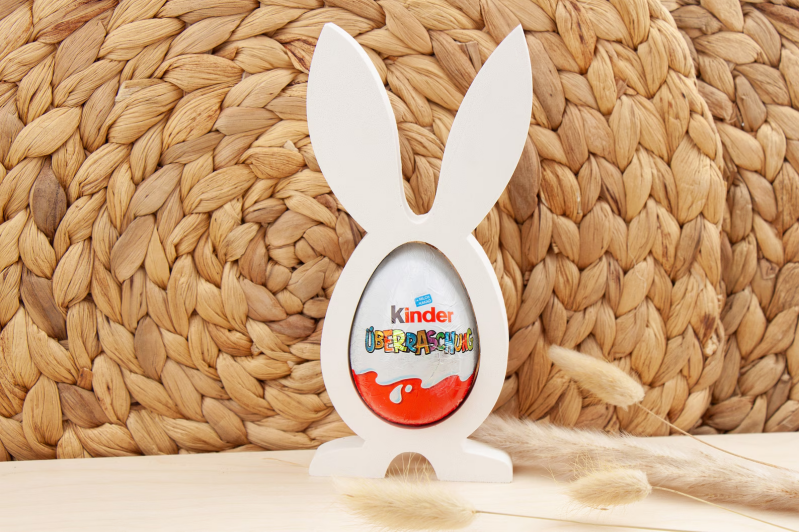 Silikon - Gießform - Hase für Überraschungsei - DIY Osterhasen - Eier-Halter Silikon - Gießform - Hase als Ü-Ei Halter  Deine eigene Silikon-Gießform lokal für Dich in Hersbruck produziert.  Die Größe der gegossenen Form beträgt: kleiner Hase: 16 x 8 x 1,