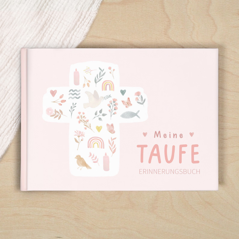 Taufbuch "Meine Taufe" - Blumen Dieses bezaubernde Taufbuch ist ein Eintragbuch mit liebevoll gestalteten Vorlagen für die schönsten Erinnerungen und Fotos der Taufe. Mit diesem Erinnerungsbuch für die Taufe haltet ihr diesen ganz besonderen Tag eures Min