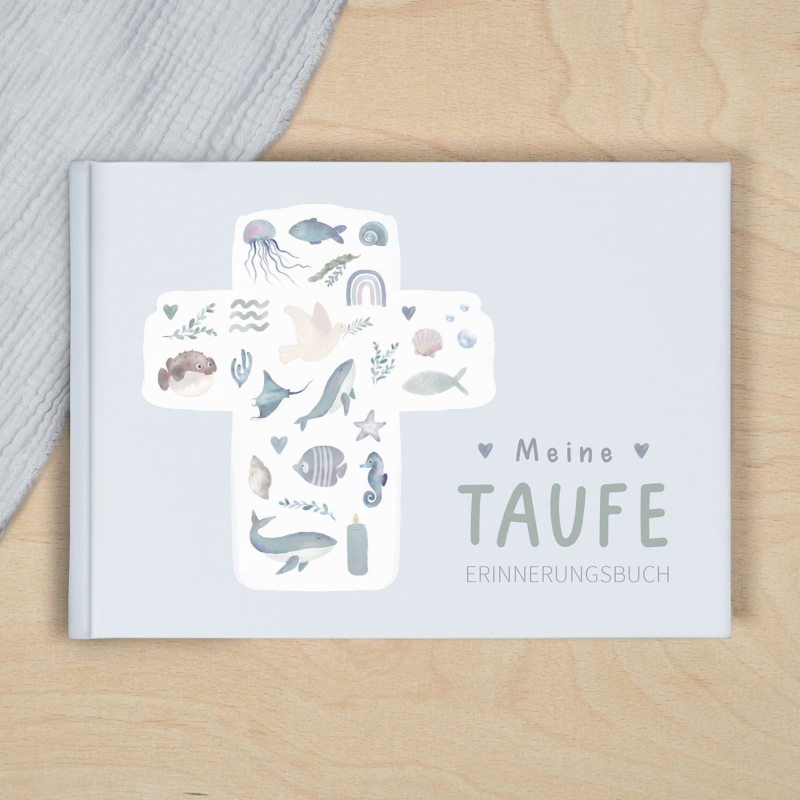 Taufbuch "Meine Taufe" - Blumen Dieses bezaubernde Taufbuch ist ein Eintragbuch mit liebevoll gestalteten Vorlagen für die schönsten Erinnerungen und Fotos der Taufe. Mit diesem Erinnerungsbuch für die Taufe haltet ihr diesen ganz besonderen Tag eures Min