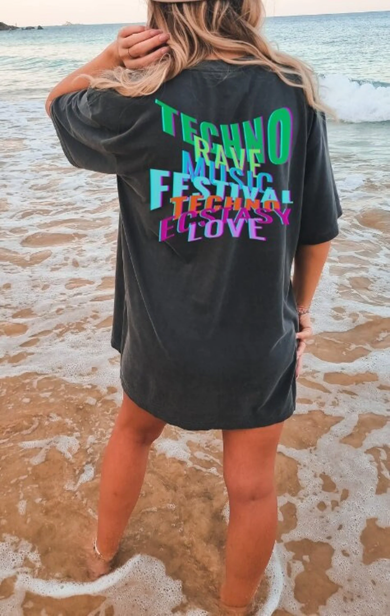 Festival Raver T-Shirt | Techno Rave Shirt | Festival Shirt | Festival Outfit | Techno T-Shirt | Raver gift | Bestseller Open Air Tee Shirt