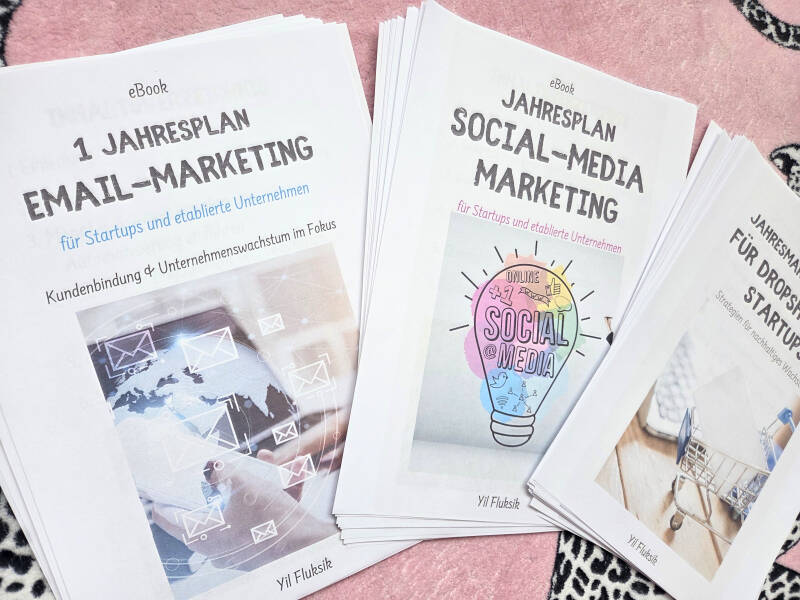 eBooks Jahresplan email Marketing Social Media Marketing Dropshipping Jahresplan Business, Marketing & Unternehmensaufbau