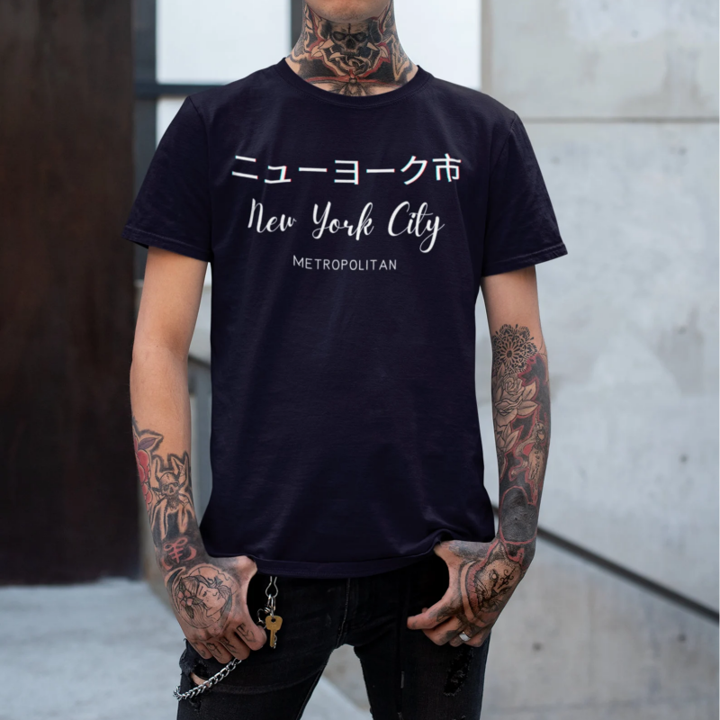 New York City japanese T-Shirt | MMXXII 2022 | Metropolitan | Unisex Cotton Tee Shirt | Men Women Teens Shirt | Manhattan | USA | Japan New York City japanese Design T-Shirt | MMXXII 2022 | Metropolitan | Unisex Ultra Cotton Tee Shirt | Men Women timeless
