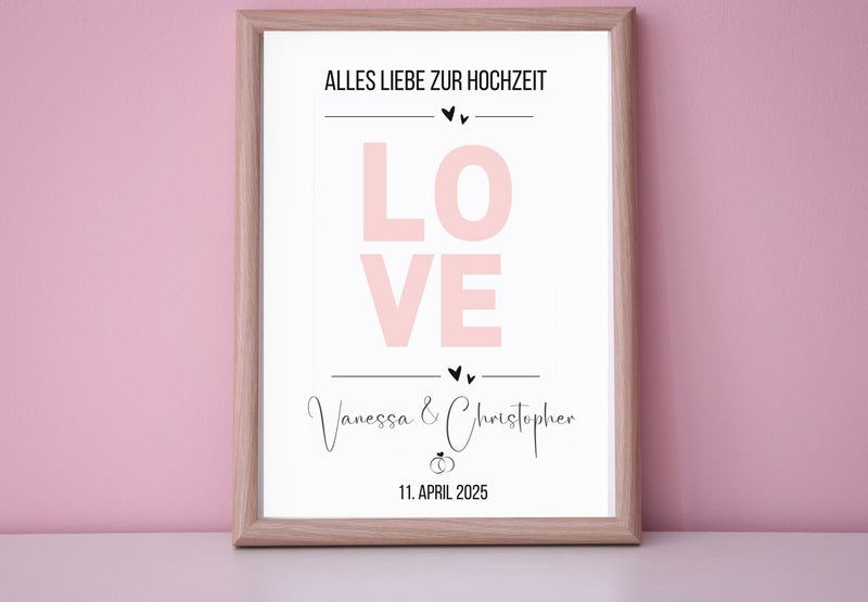Die Liebe zweier Menschen zu feiern, ist etwas ganz Besonderes. Eine Hochzeit ist nicht einfach nur ein Fest – sie ist ein Versprechen, ein Anfang und oft auch ein kleiner Traum, der wahr wird.   Und genau dafür braucht es ein Geschenk, das mehr ist als n