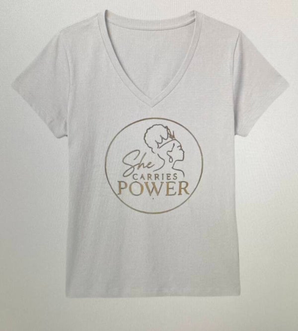 She Carries Power T-Shirt - White