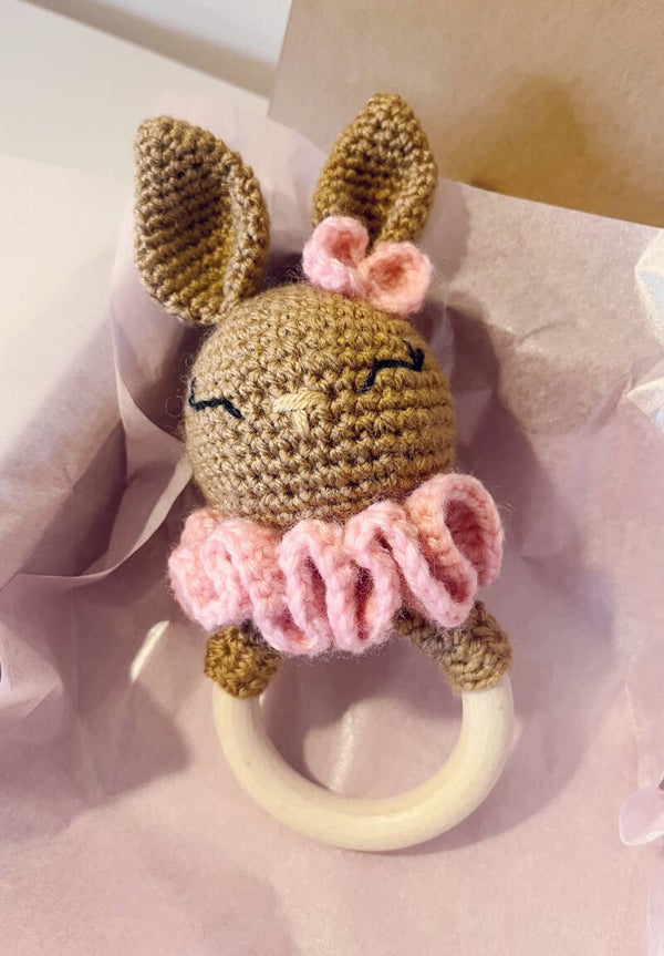 Sonajero mordedor coneja