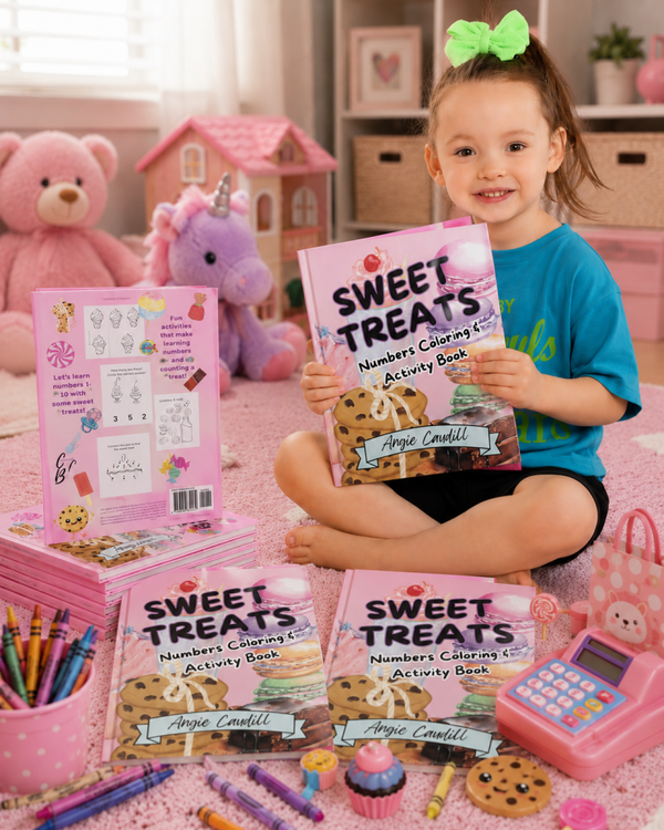 Sweet Treats-Numbers Coloring and Activity Book