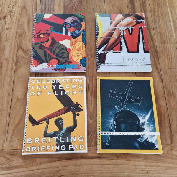 4 x Breitling Schrift