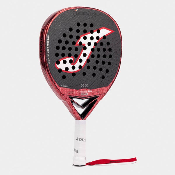 JOMA PADEL-SCHLÄGER TOURNAMENT PRO ICONIC SCHWARZ ROT