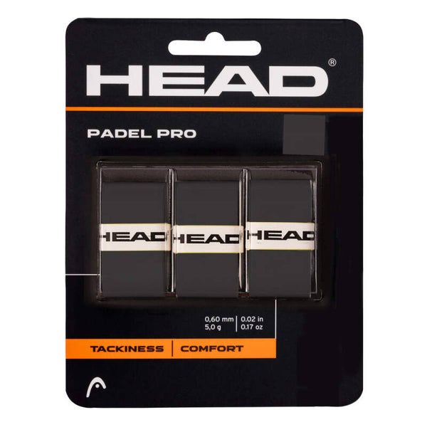 HEAD PADEL PRO 3 PCS PACK (OVERGRIP) SCHWARZ ODER WEISS