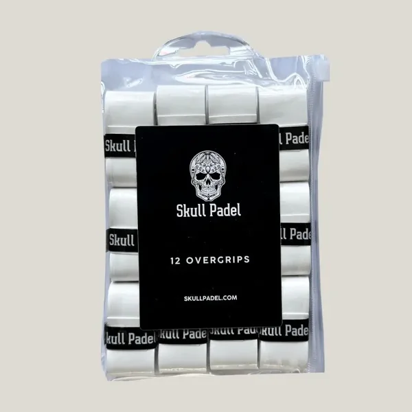 SKULL PADEL OVERGRIP - WHITE (12 Pack)