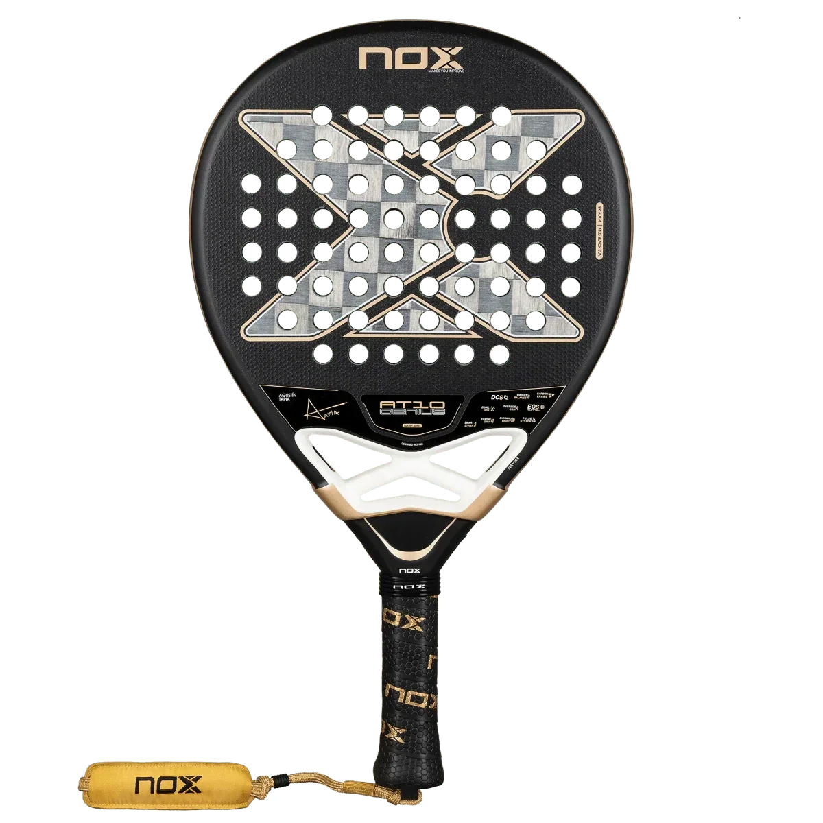 NOX PADELSCHLÄGER AT10 GENIUS 18K ALUM by Agustin Tapia