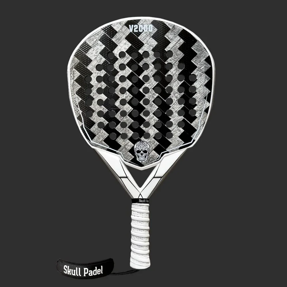 SKULL PADEL V2000 - WHITE BLACK 15K