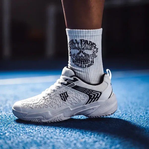 SKULL PADEL SHOES - WHITE BLACK