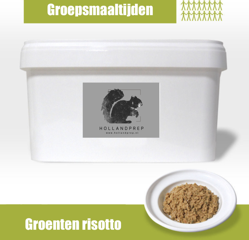 Groenten risotto - 25 porties - HollandPrep