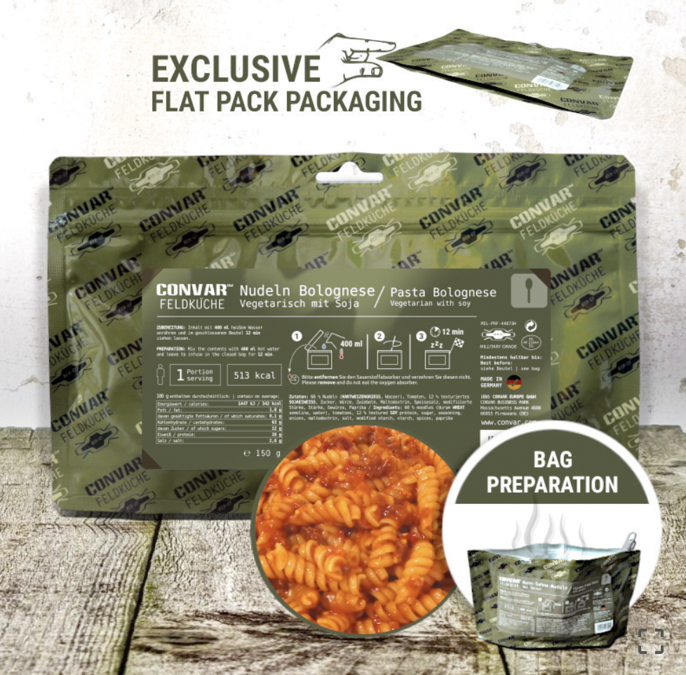 Pasta Bolognese - Convar Feldküche