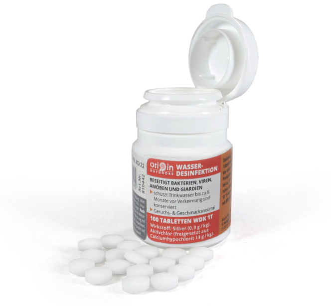Water reinigings tabletten - Origin Outdoors