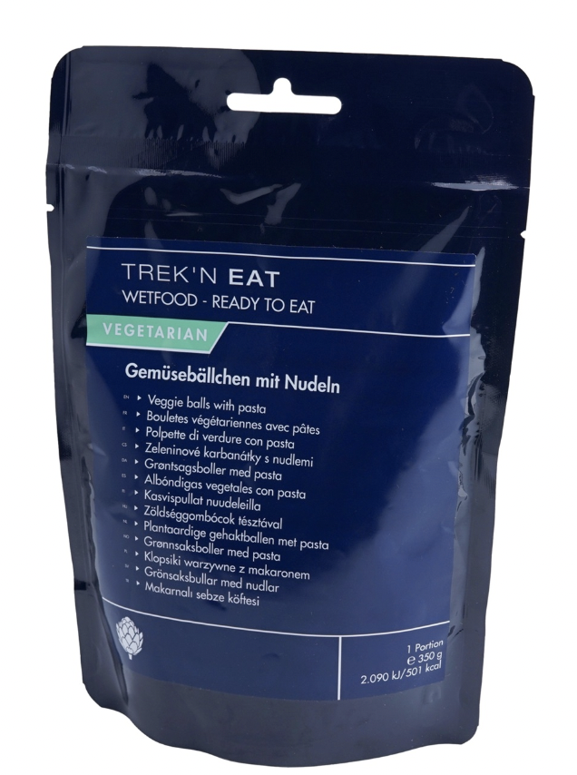 Veggie ballen met pasta - Trek'n Eat - 3 jaar