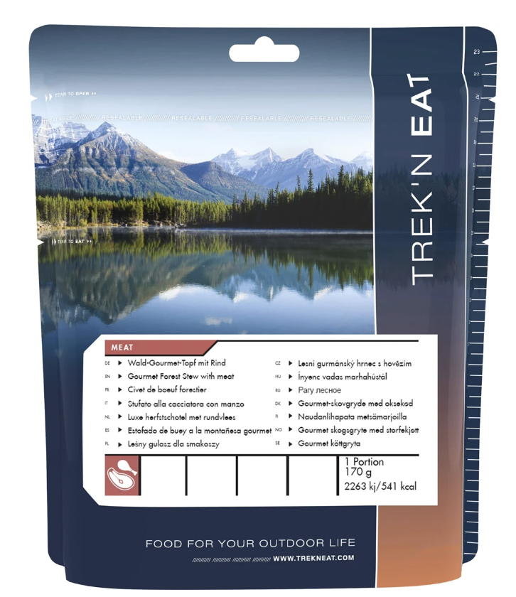 Bos stoofpot met vlees - Trek'n Eat - 5 jaar