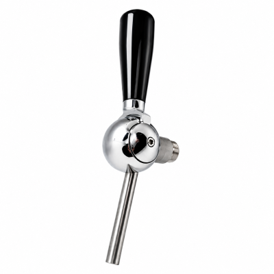 Biertapkraan free flow chroom 8 mm