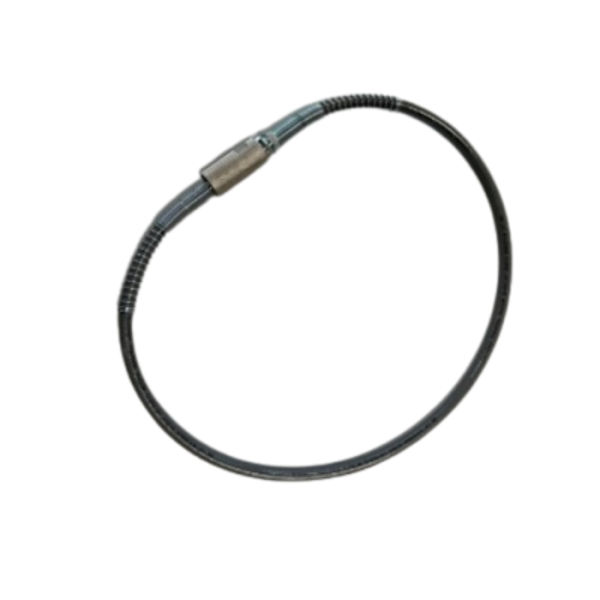 Hogedruk slang CO₂ | wartel: 21,4 x 14 M/FM recht - 300 bar | lengte: 1,20 mtr | kleur grijs