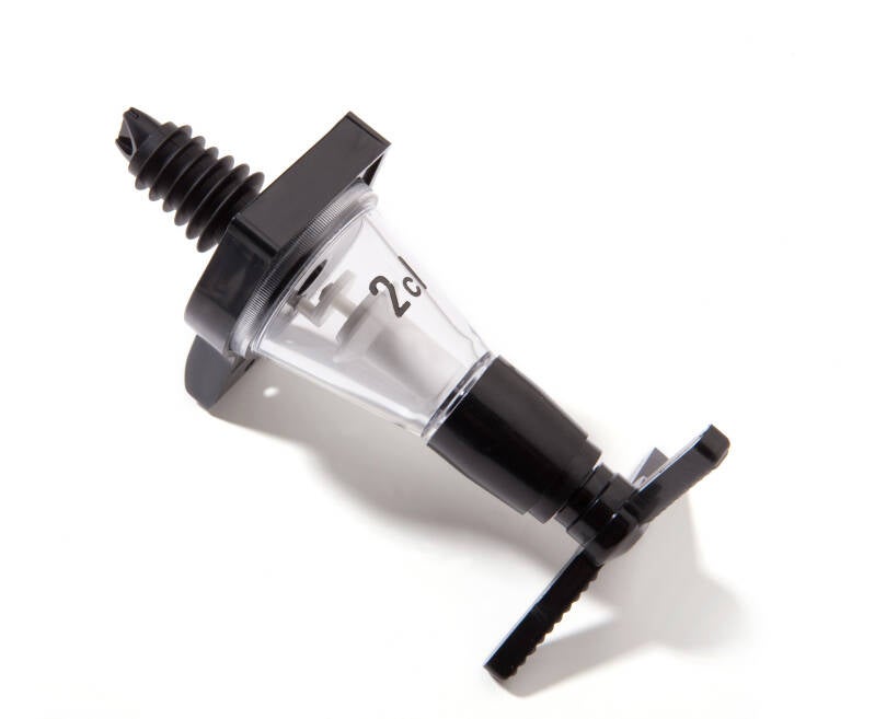 Non Drip zwart, 3.5 cl Geschikt voor flessen van 0,7 t/m 1 liter