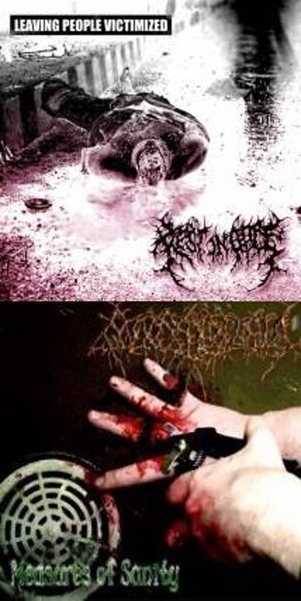 REST IN GORE/MAGGOTTHOLAMIA - Split CD