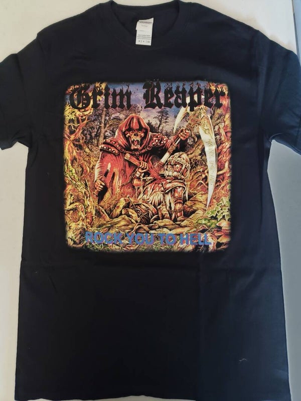GRIM REAPER - Rock You To Hell T-Shirt
