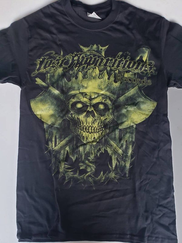 LAR - Green Skull Design T-Shirt