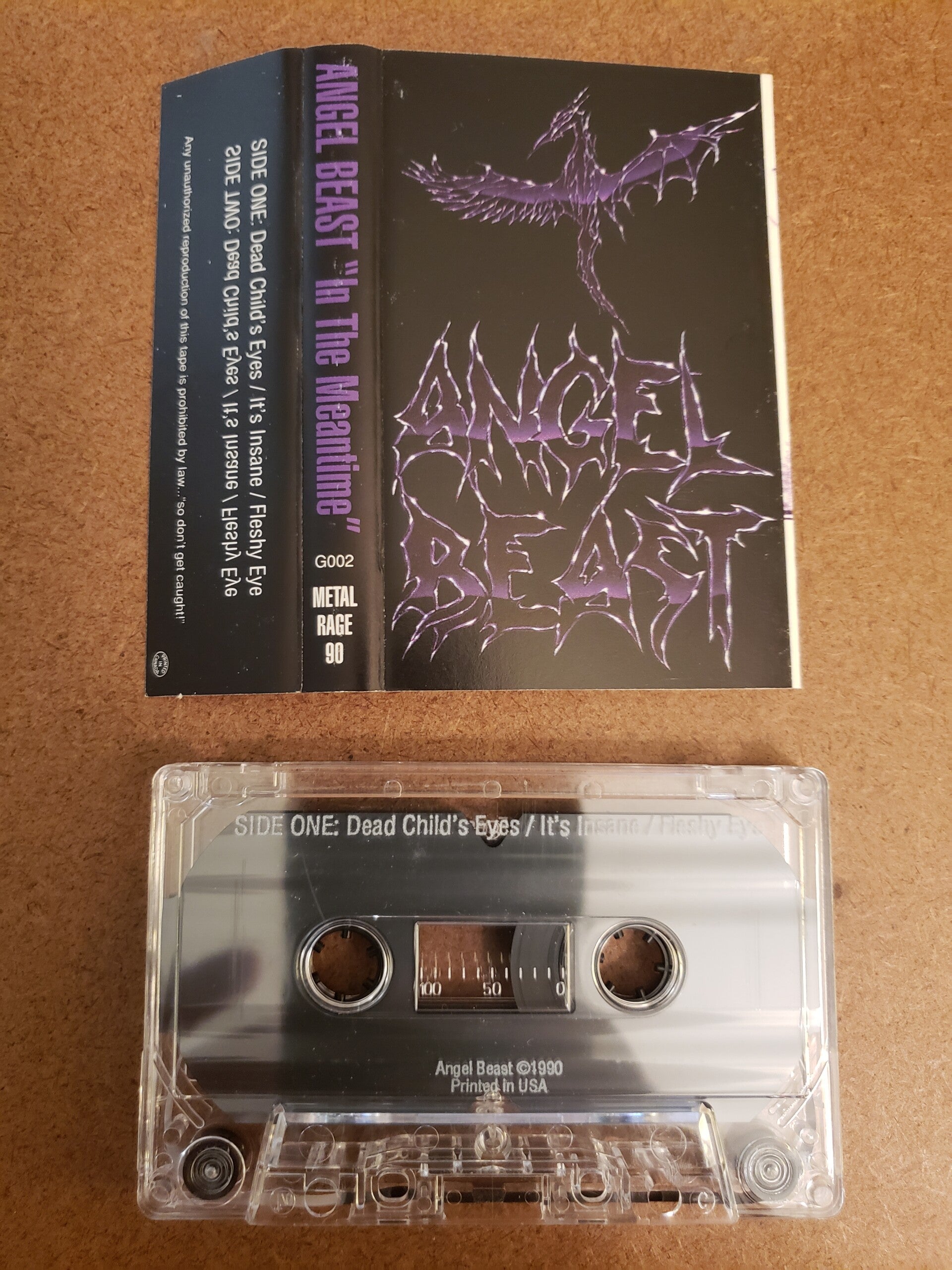ANGEL BEAST - In The Meantime Cassette(very rare)