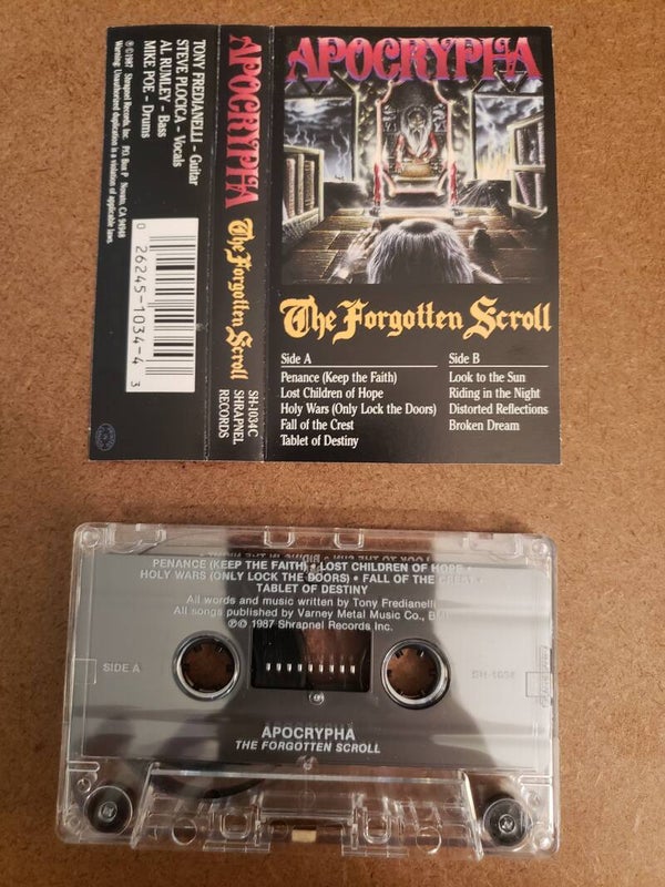 APOCRYPHA - The Forgotten Scrolls Cassette