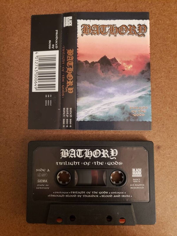 BATHORY - Twilight Of The Gods Black Cassette