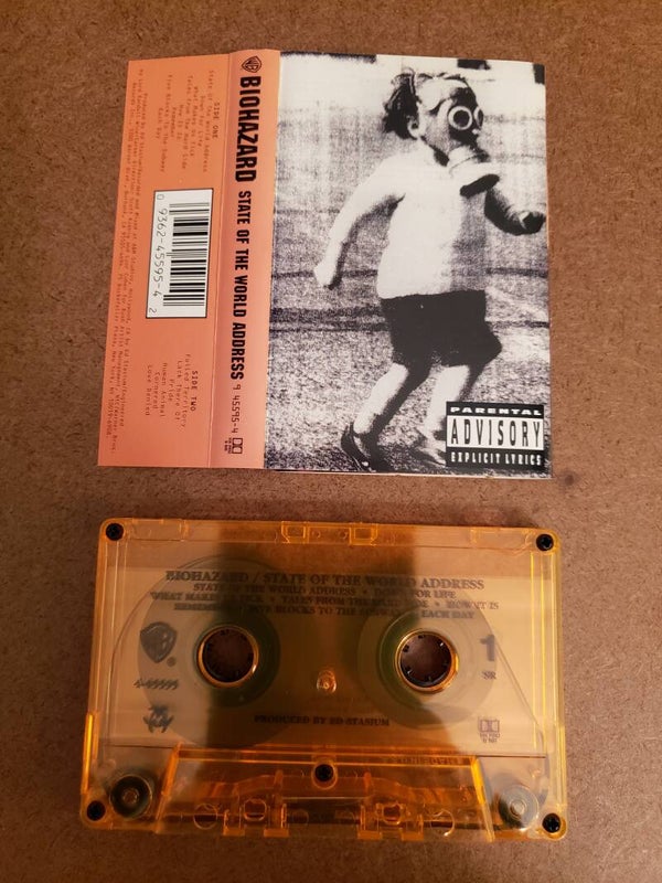 BIOHAZARD - State Of The World Address Orange Cassette