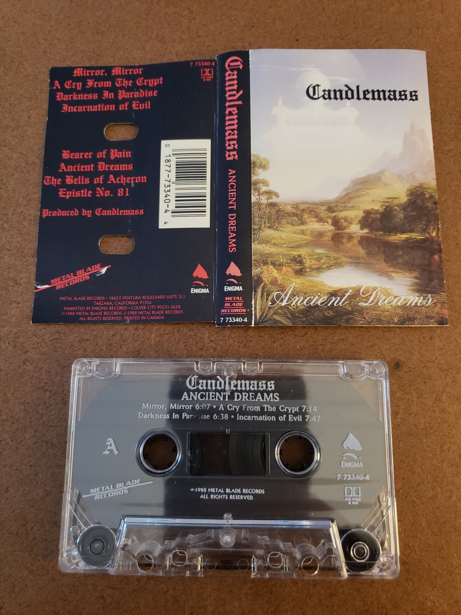 CANDLEMASS - Ancient Dreams Cassette