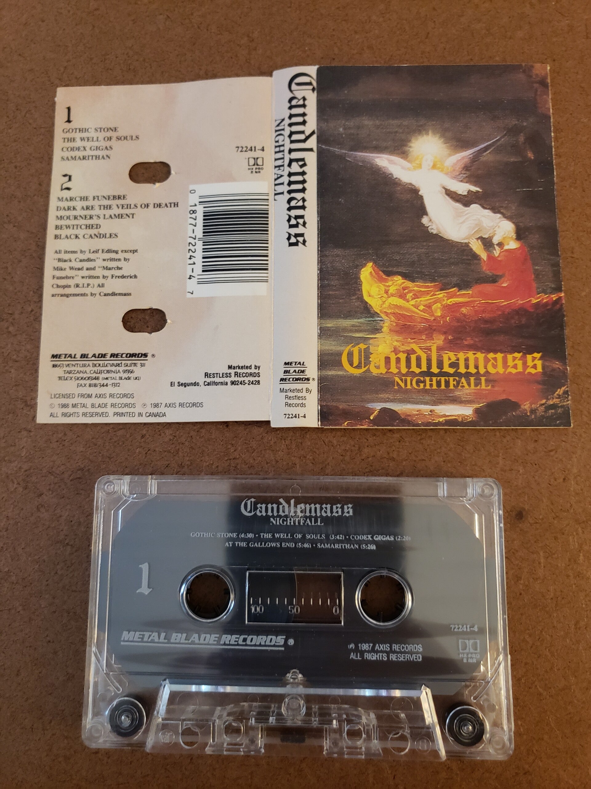 CANDLEMASS - Nightfall Cassette