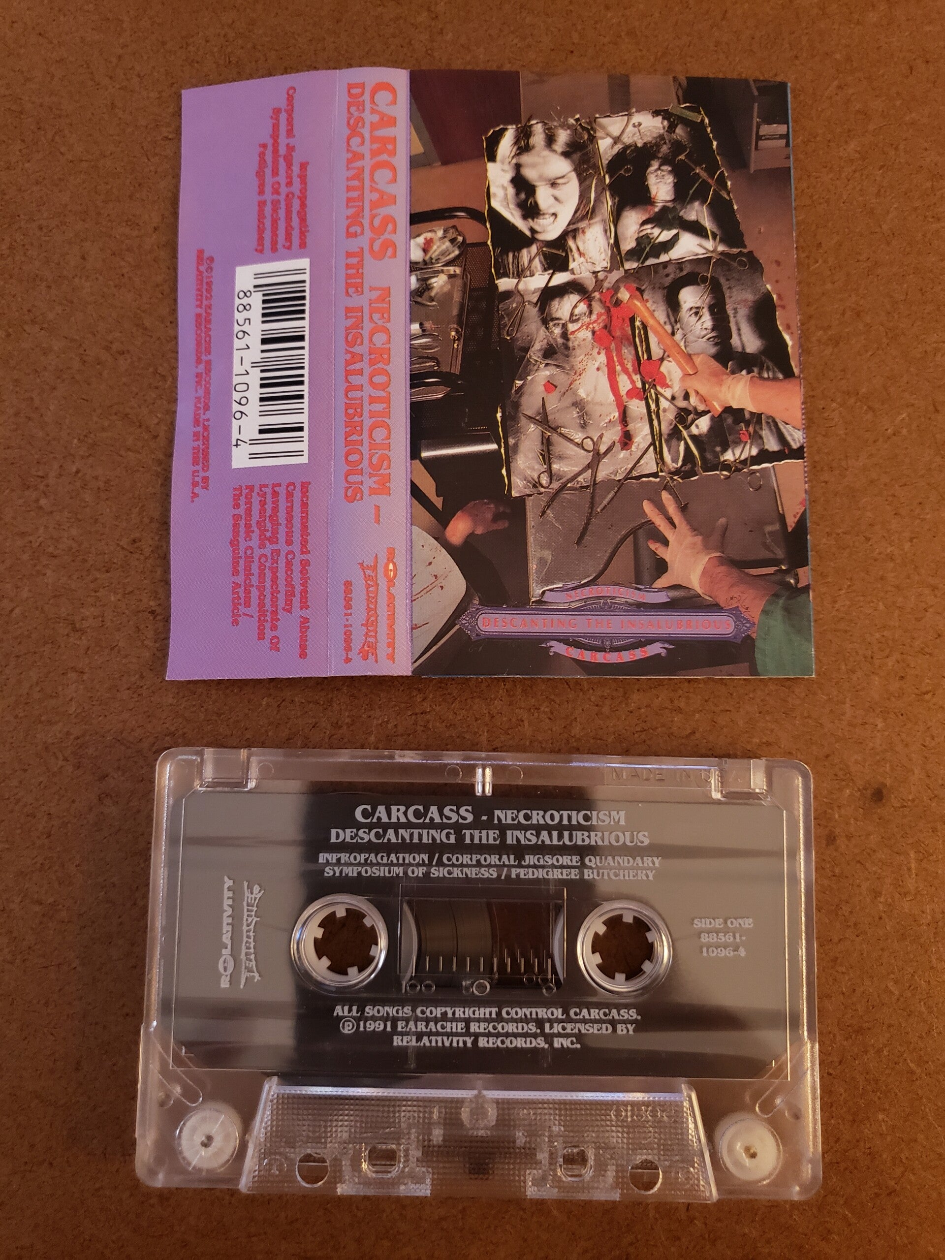 CARCASS - Necroticism - Descanting the Insalubrious Cassette