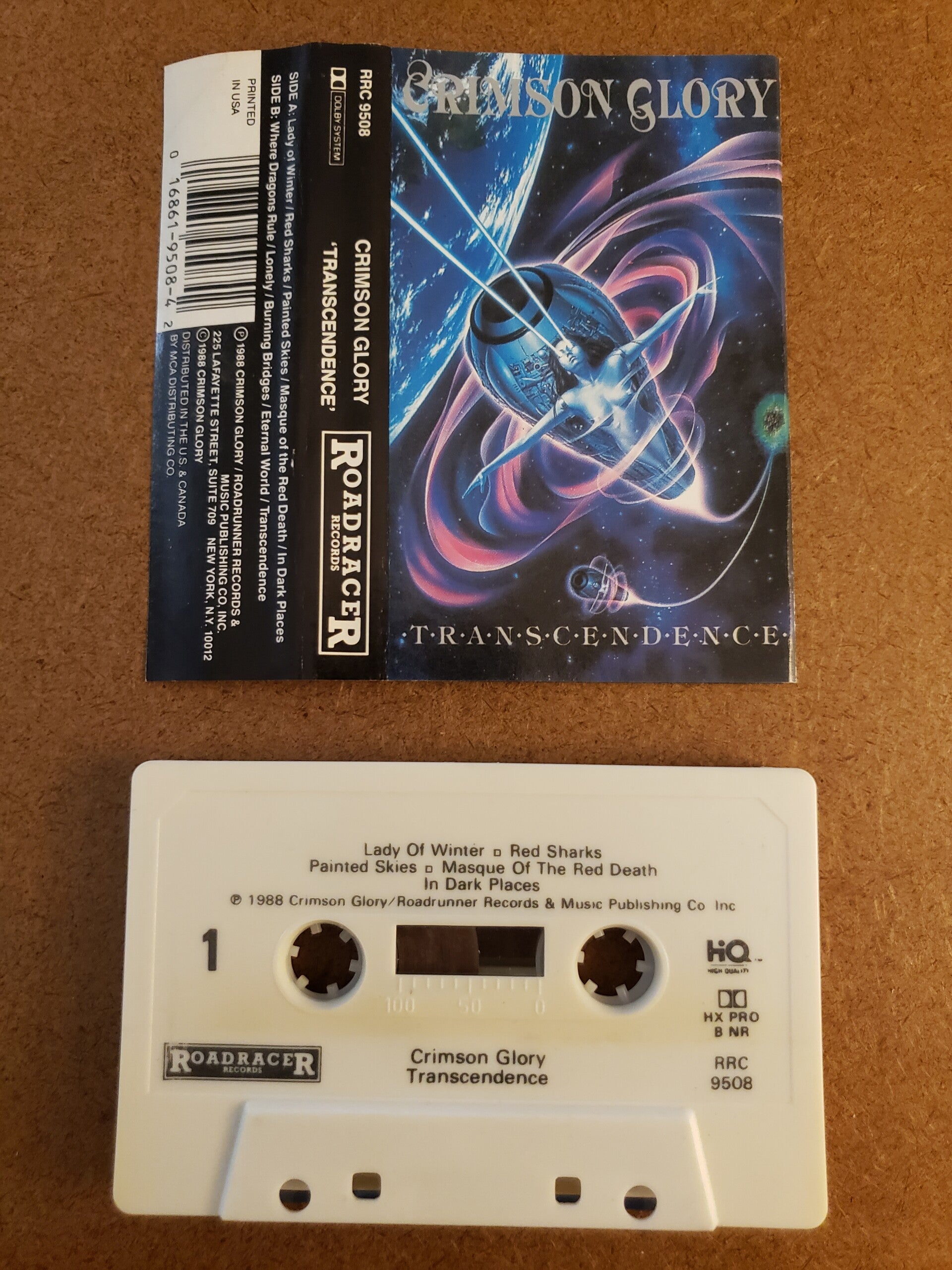CRIMSON GLORY - Transcendence White Cassette