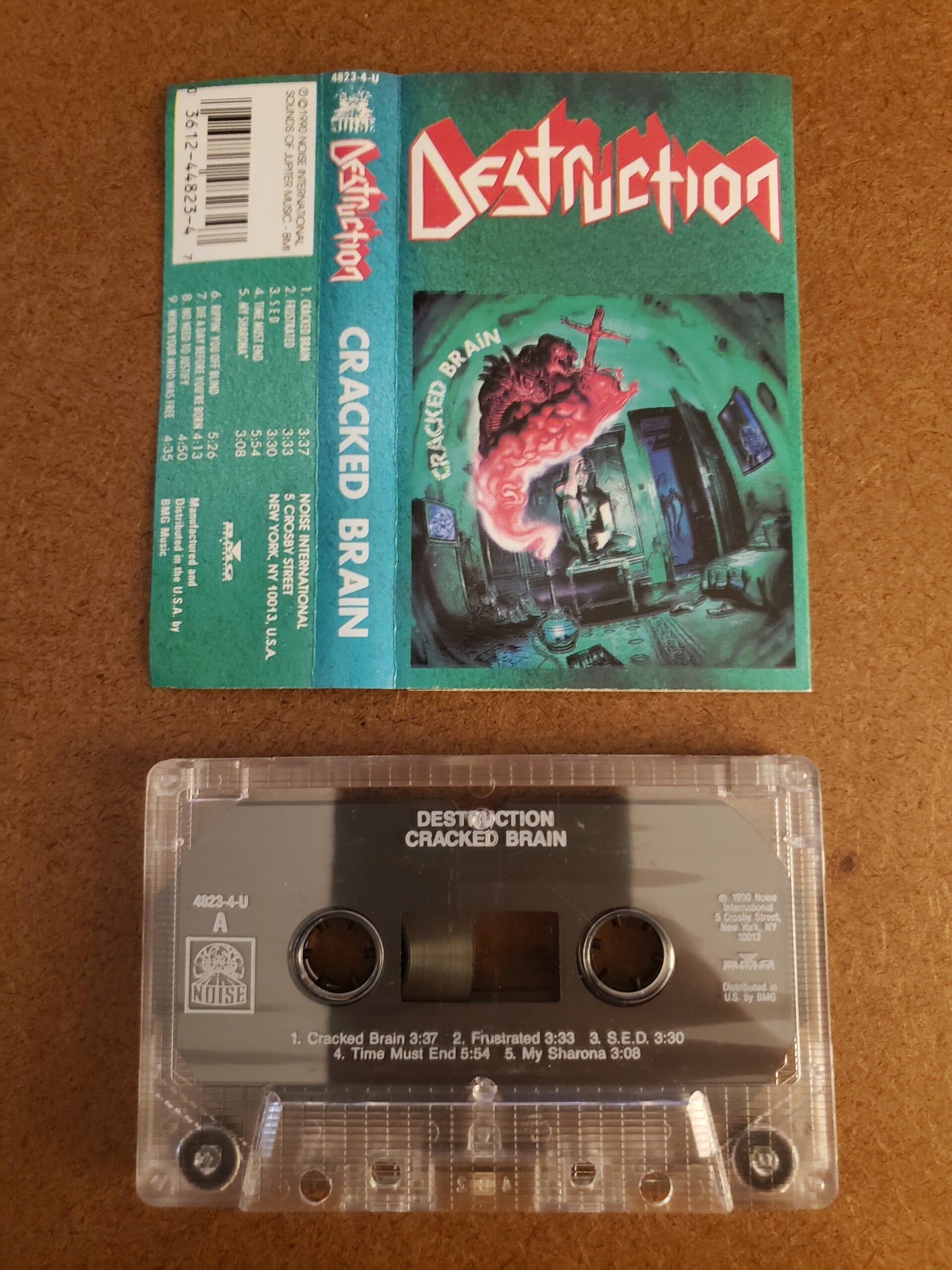 DESTRUCTION - Cracked Brain Cassette