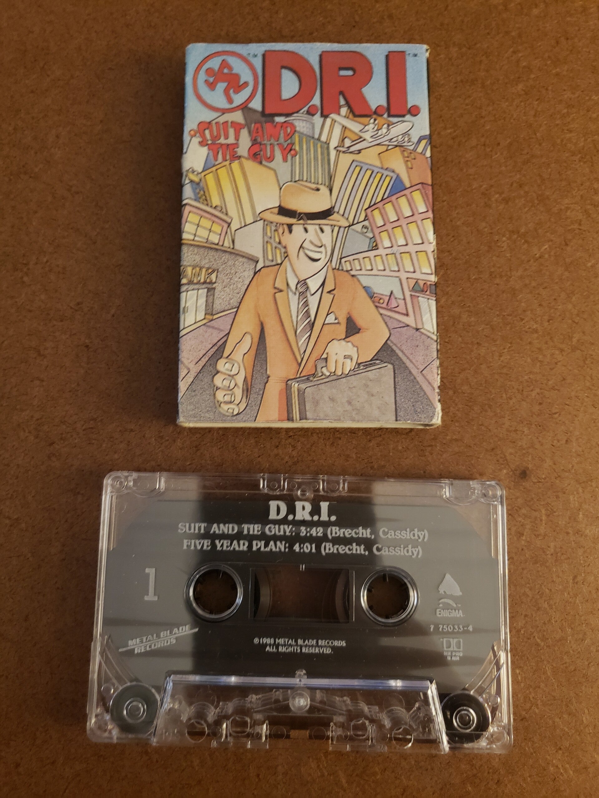 D.R.I. - Suit And Tie Guy Slip Case Cassette