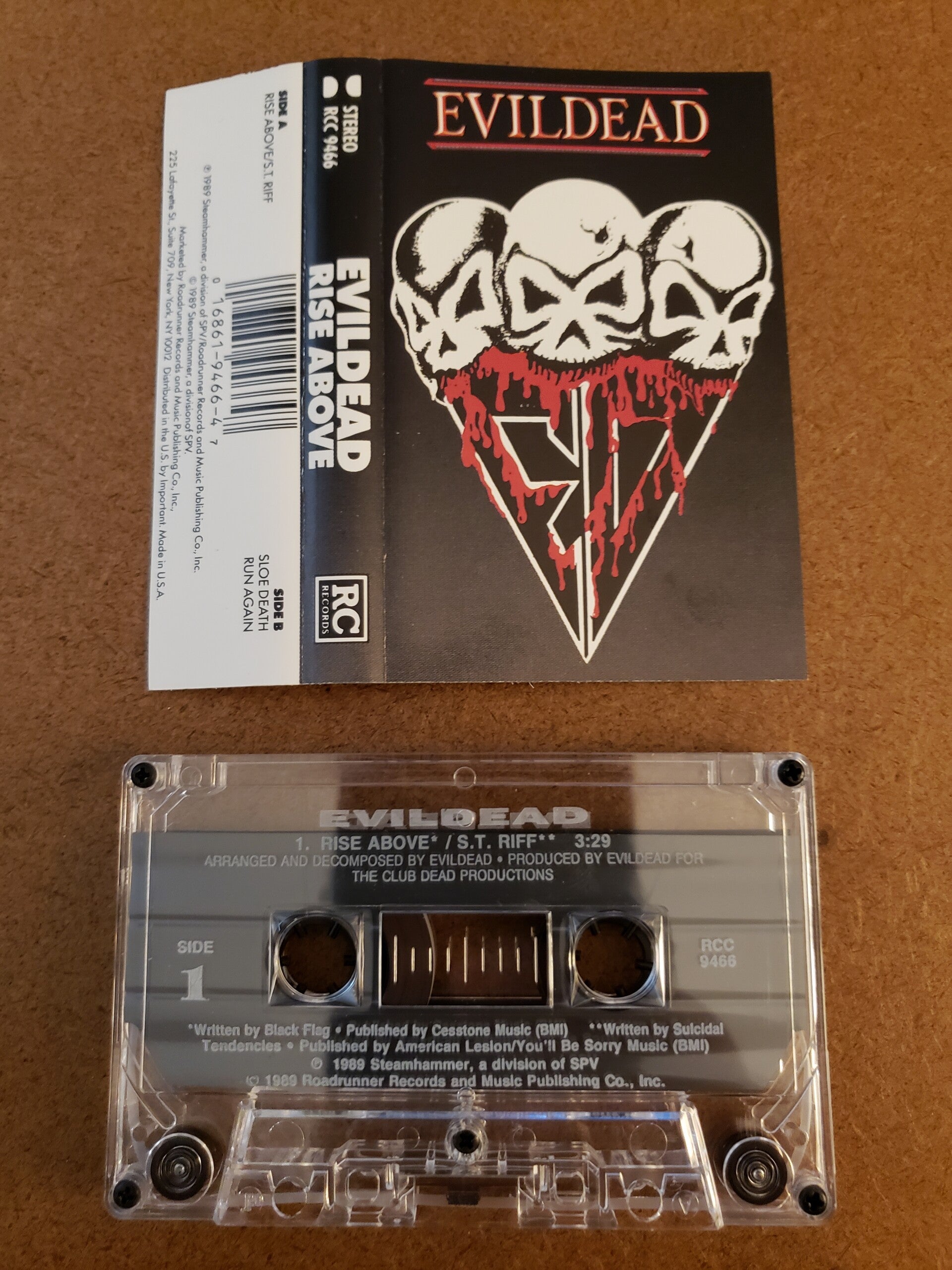 EVILDEAD - Rise Above Cassette