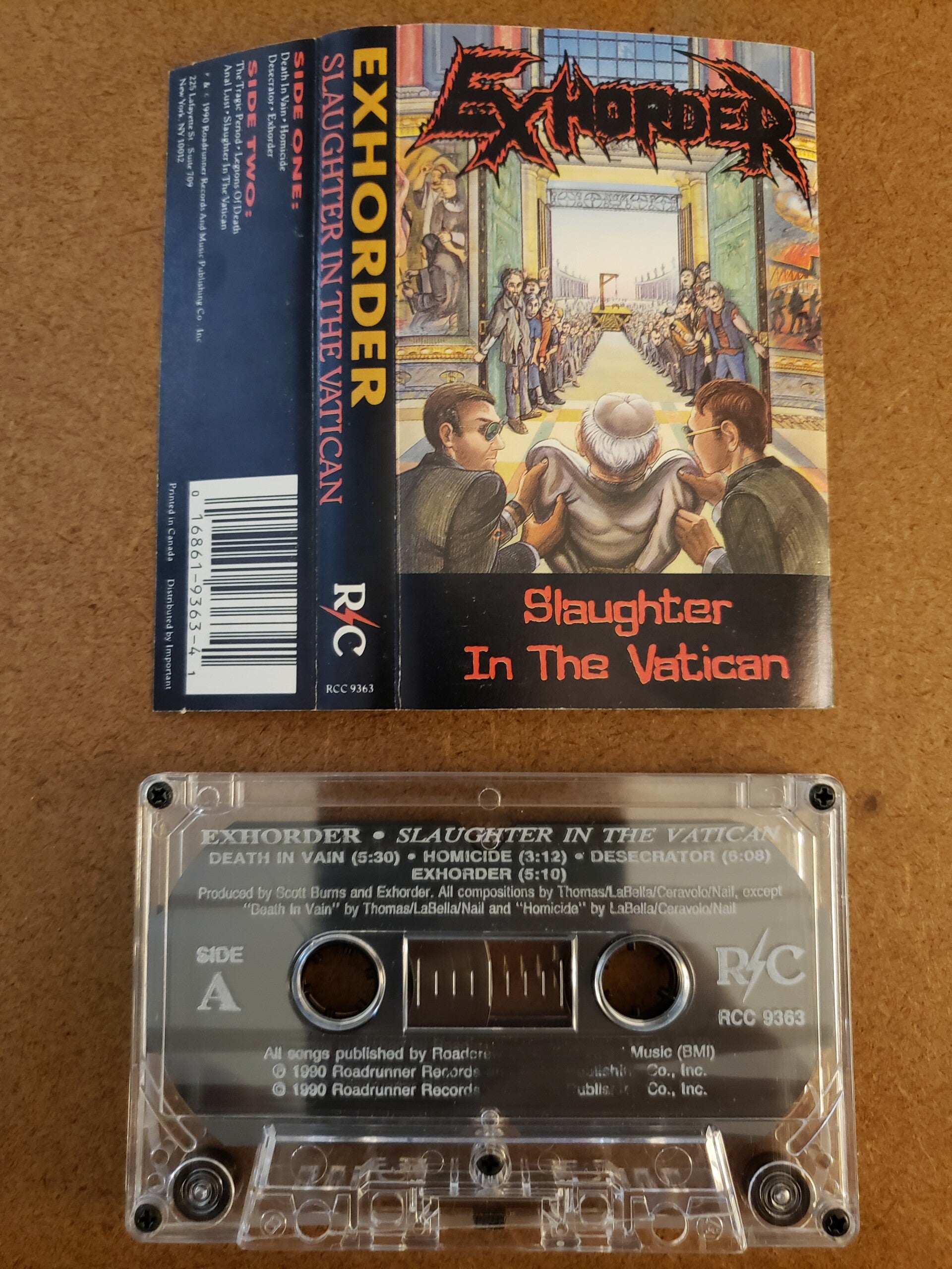 EXHORDER - Slaughter In The Vatican Cassette