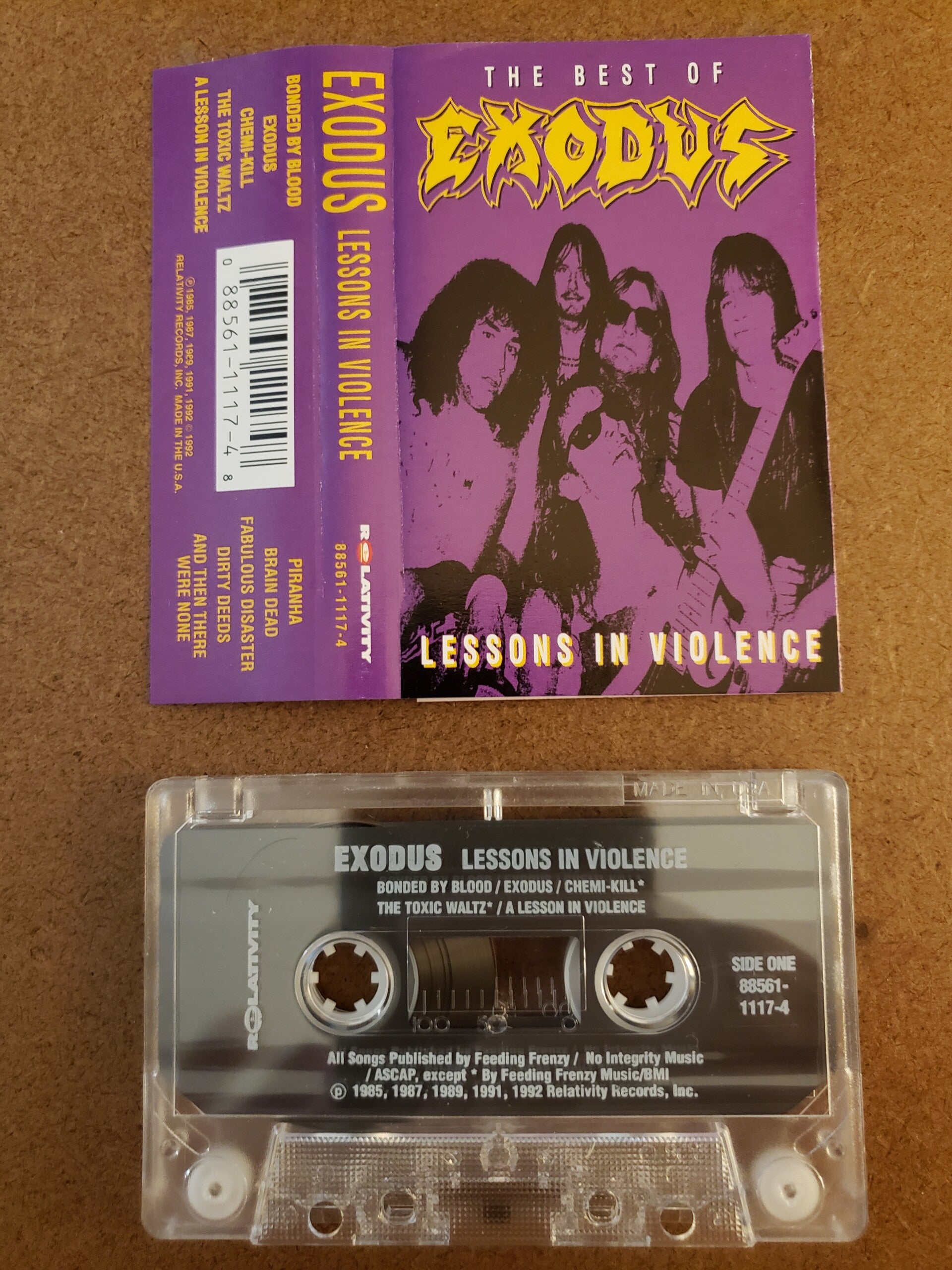 EXODUS - Lessons In Violence Cassette