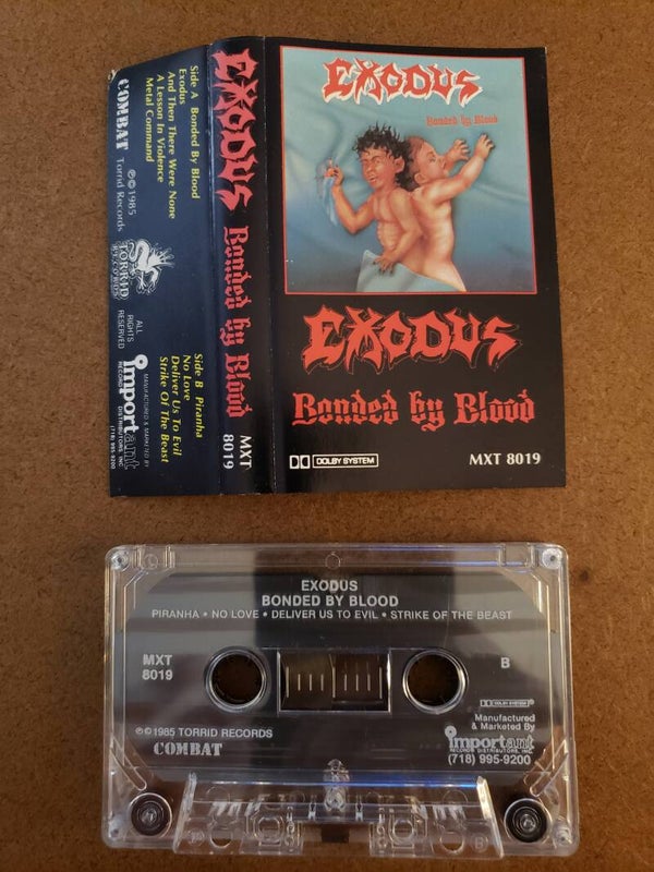 EXODUS - Bonded By Blood Cassette