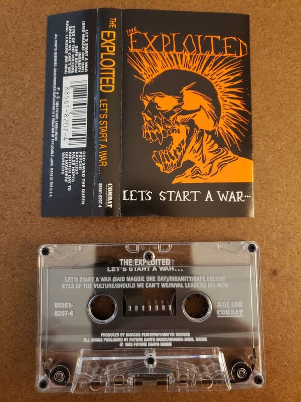 THE EXPLOITED - Let's Start A War... Cassette