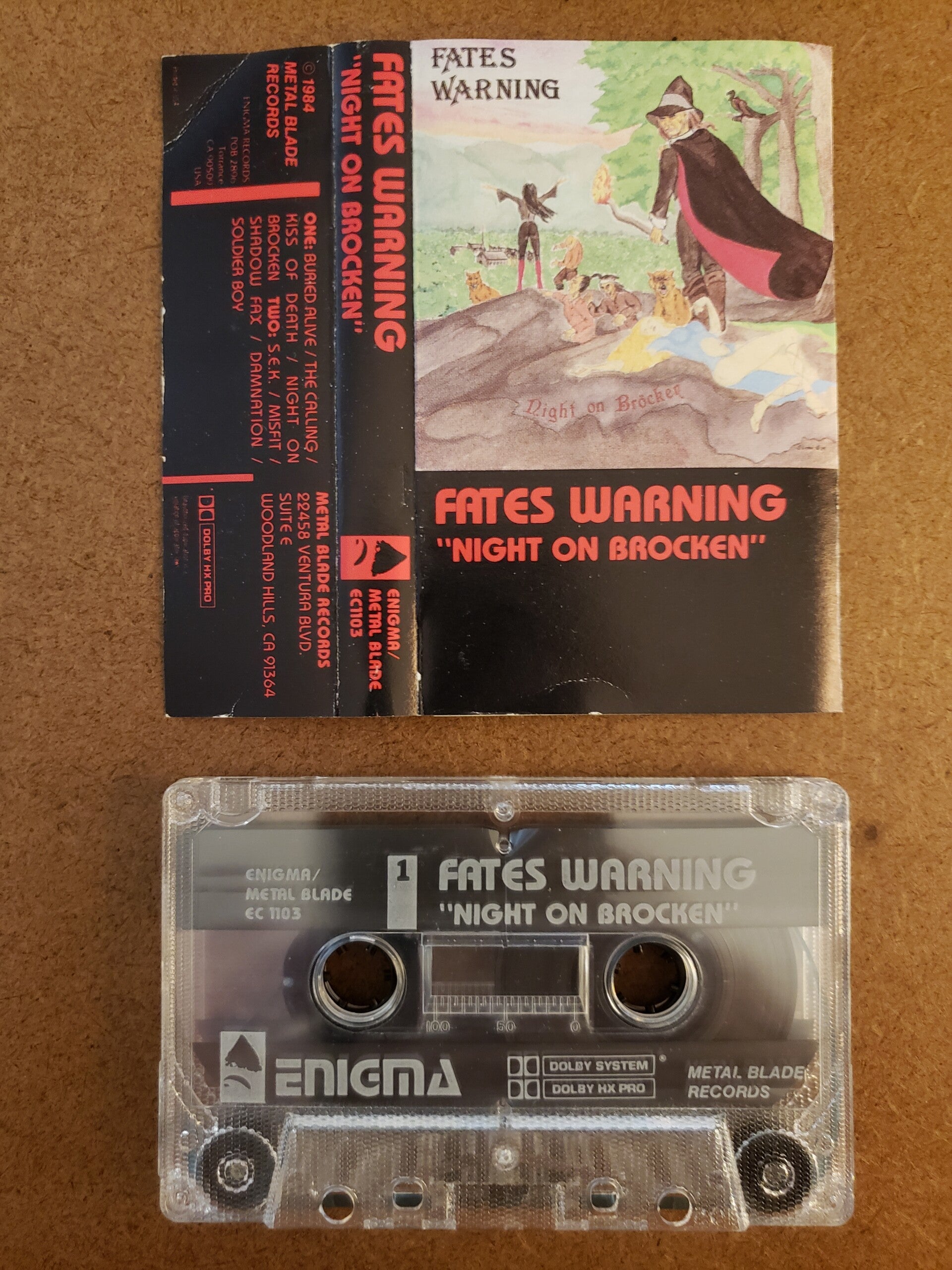 FATES WARNING - Night On Brocken Cassette