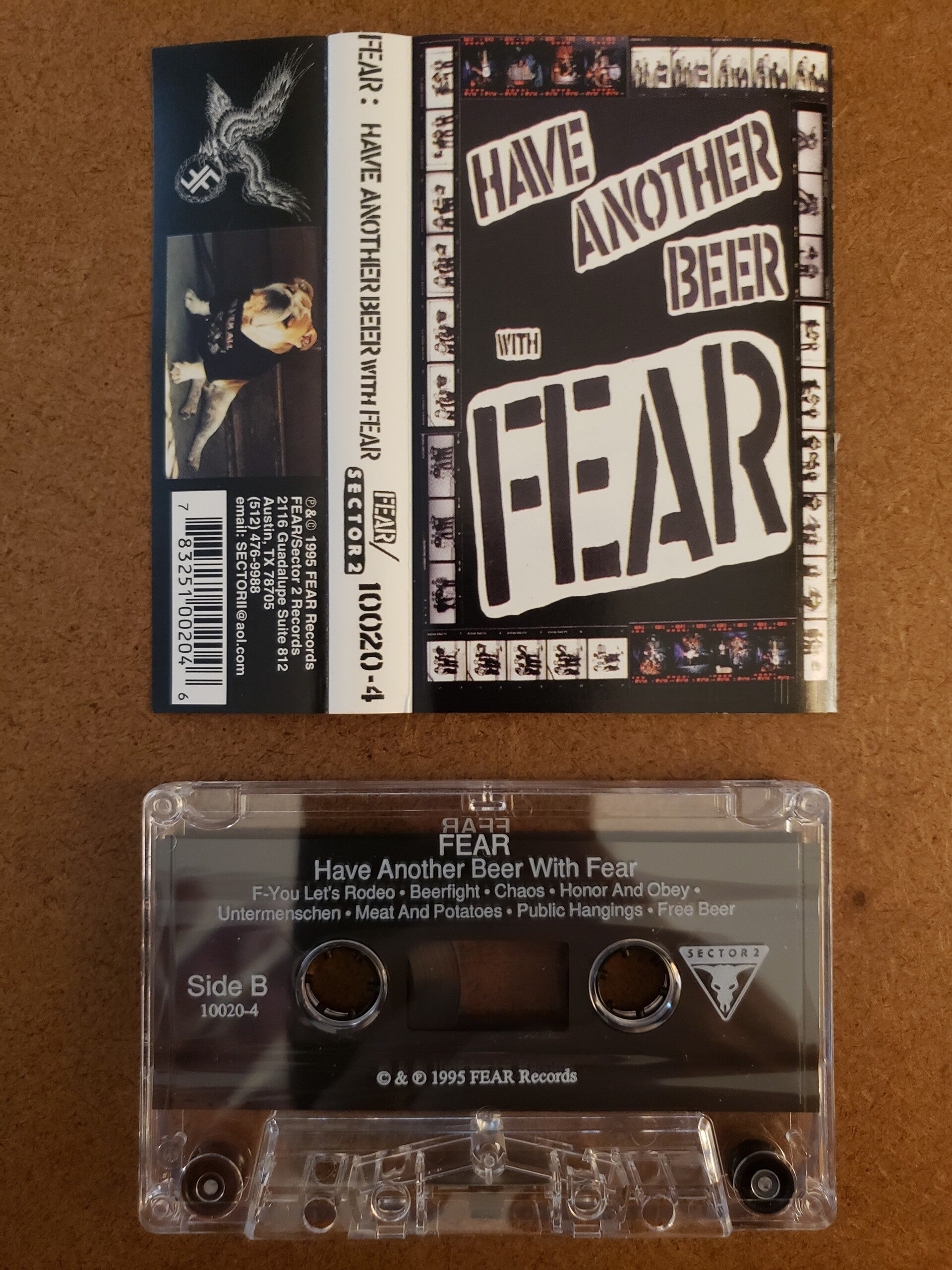 FEAR - Have Another Beer With Fear Cassette