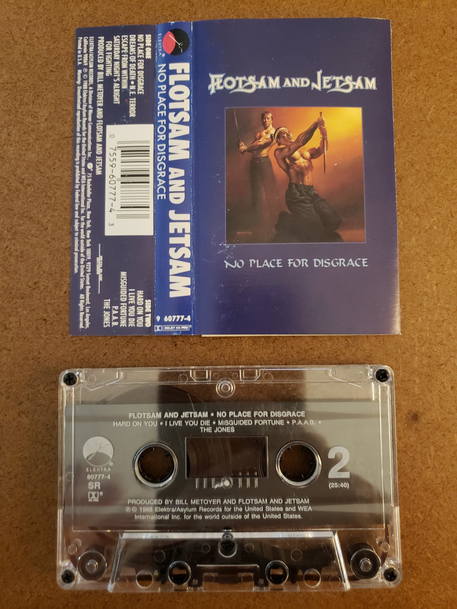 FLOTSAM AND JETSAM - No Place For Disgrace Cassette