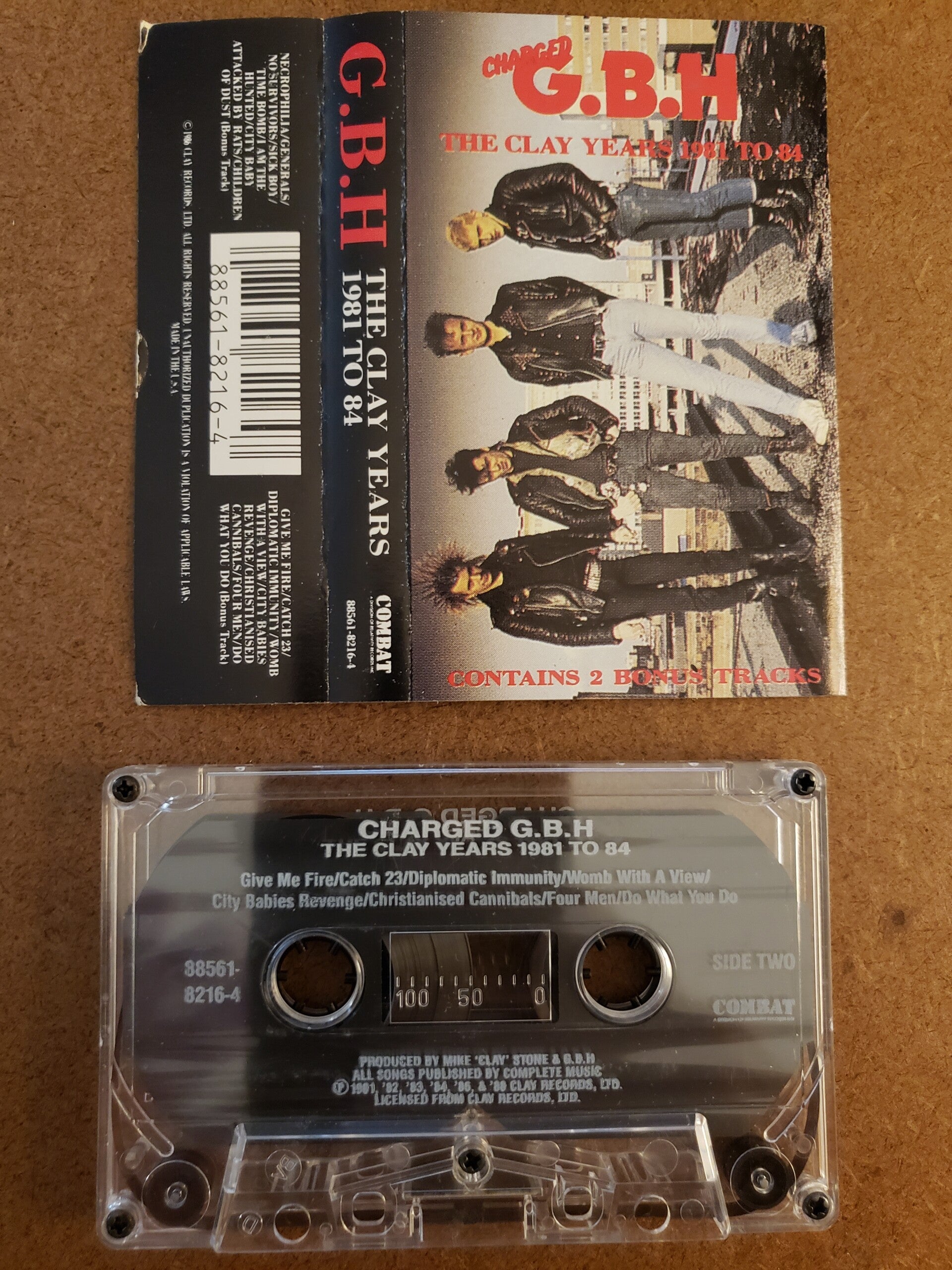 G.B.H. - The Clay Years 1981 To 1984 Cassette
