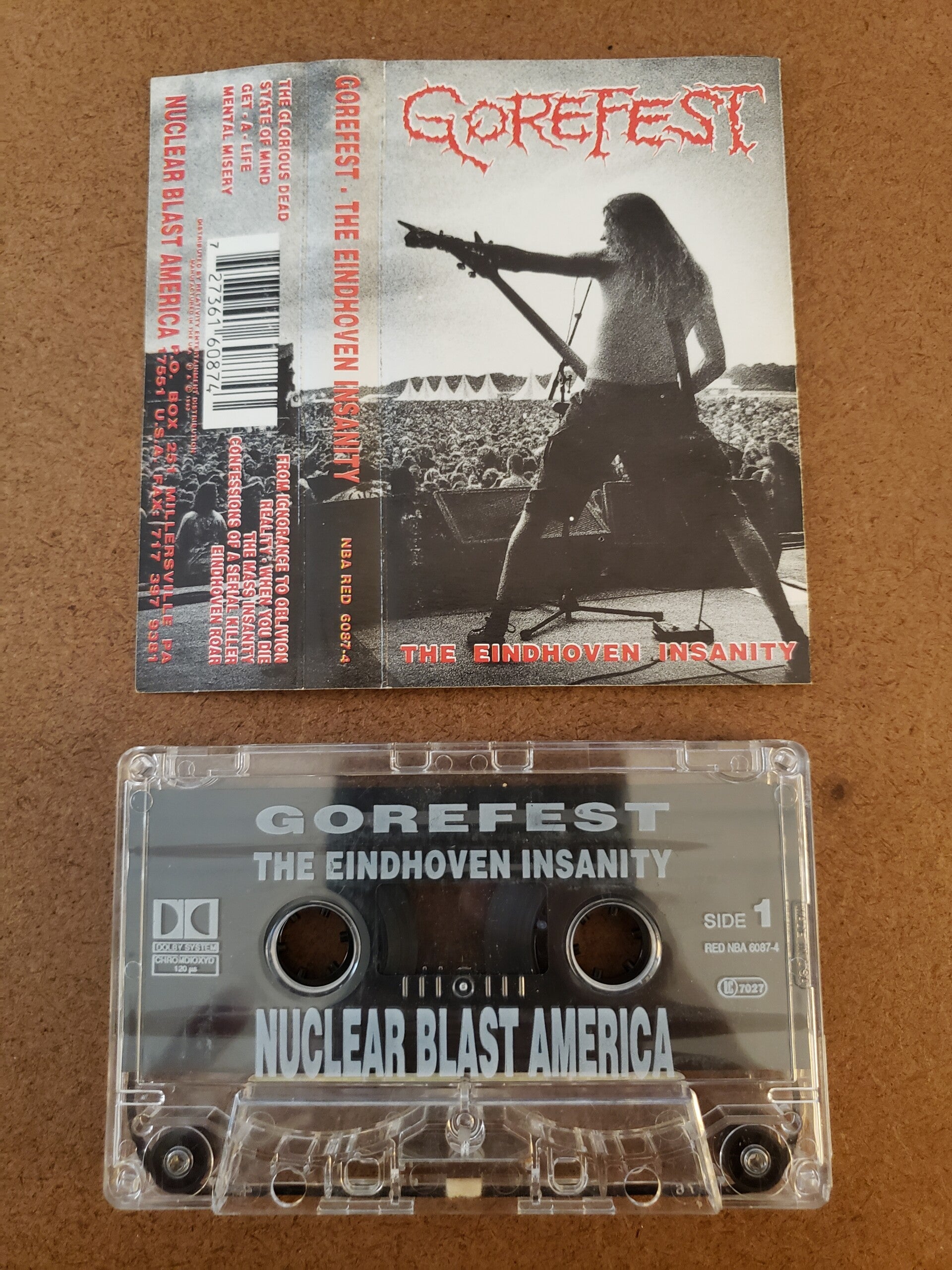 GOREFEST - The Eindhoven insanity Cassette