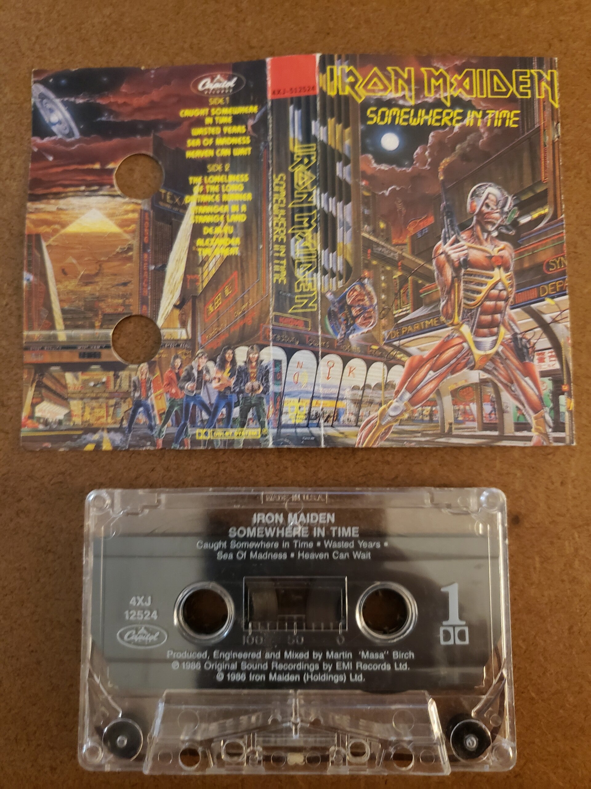 IRON MAIDEN - Somewhere In Time Cassette